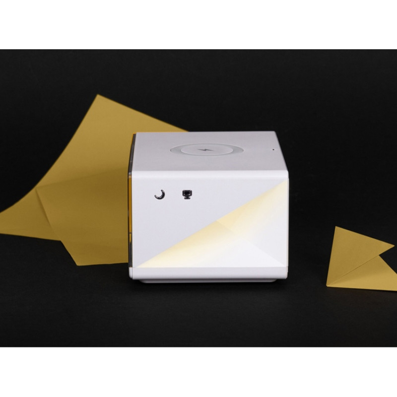 Часы с беспроводным зарядным устройством Rombica Timebox 2, белый (Р)