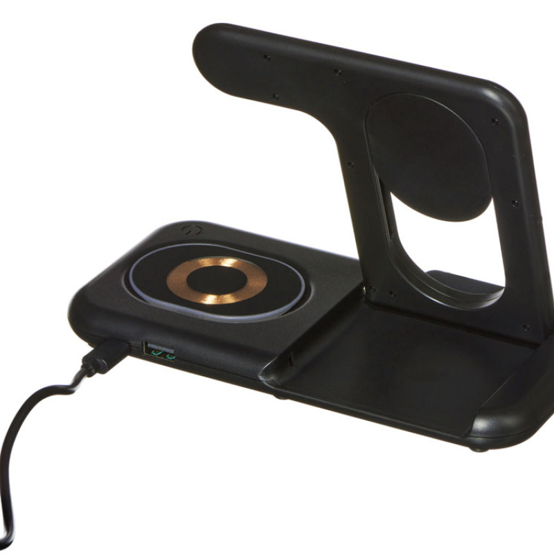 Беспроводная зарядная станция 3-в-1 «MajestIQ», 15 Вт