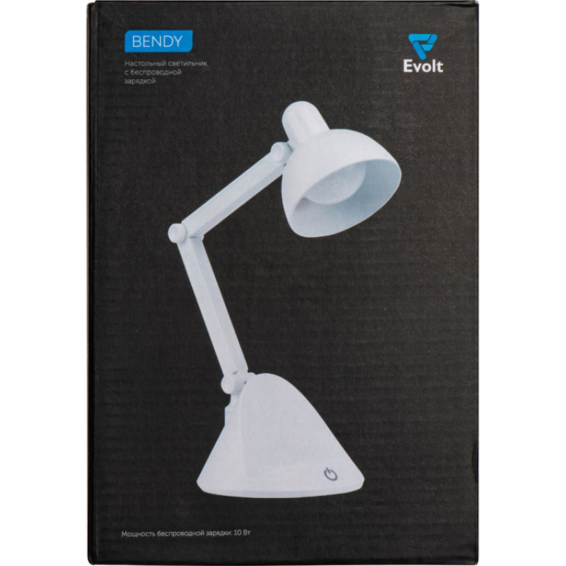 Настольный светильник с функцией беспроводной зарядки "Bendy" (Р)