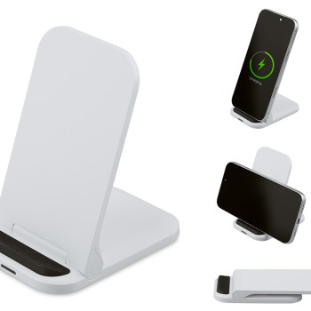 Беспроводное зарядное устройство «Foldy», 15 Вт, белый