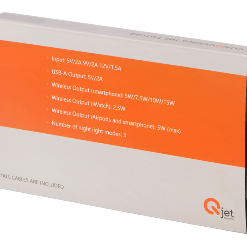 Беспроводная зарядная станция 3-в-1 «MajestIQ», 15 Вт