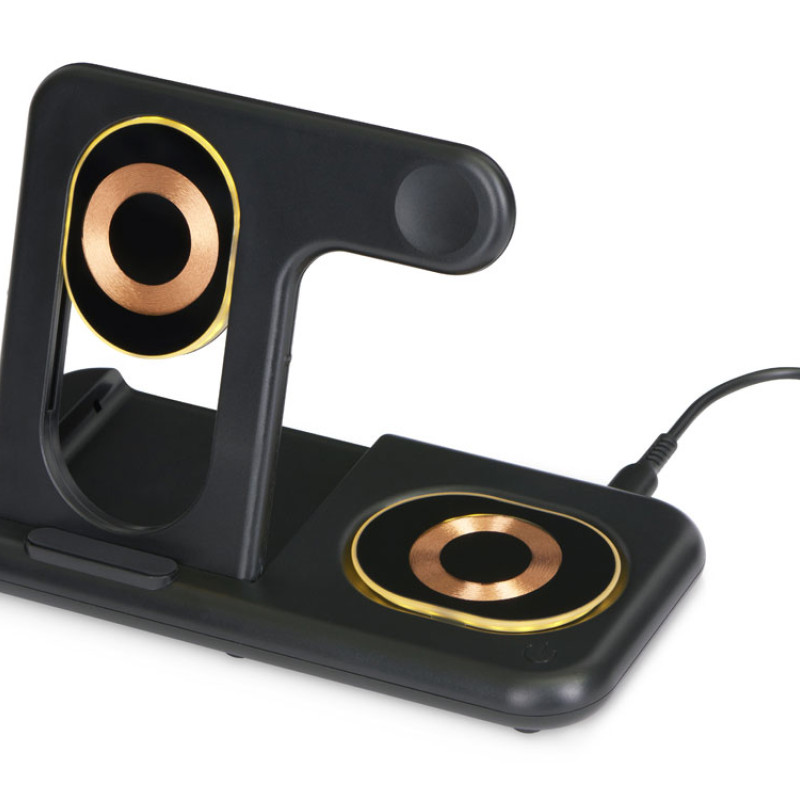 Беспроводная зарядная станция 3-в-1 «MajestIQ», 15 Вт (Р)