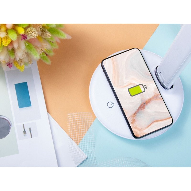 Настольная лампа Rombica LED FAROS, белый (круглое основание) (Р)