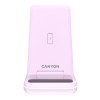Беспроводное зарядное устройство 3-в-1 CANYON WS-304 (CNS-WCS304B), 15W, розовый