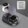 Беспроводная зарядная станция 3 в 1 MagSafe QI2 NEO Galaxy, черная, Deppa Беспроводная зарядная станция 3 в 1 MagSafe QI2 NEO Galaxy, черная, Deppa