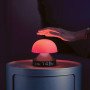 Светильник с часами и световым будильником Mina Sunrise, темно-серый