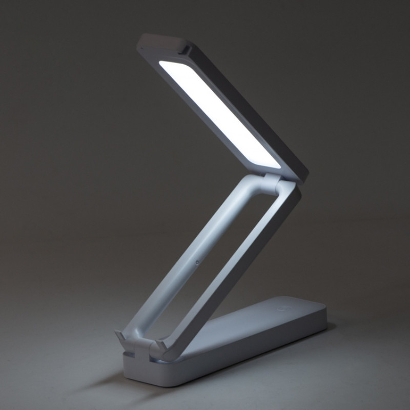Складывающаяся LED лампа с беспроводной зарядкой «Lightfold», белый