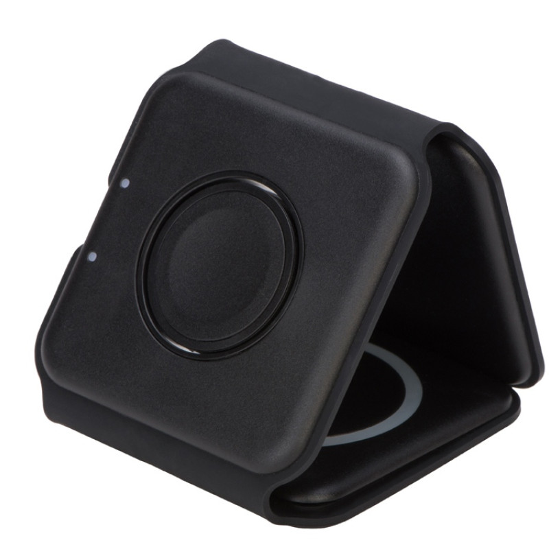 Беспроводное зарядное устройство 3-в-1 «Road», 15 Вт, черный