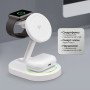 Беспроводная зарядная станция 3 в 1 MagSafe QI2 NEO, белый, Deppa