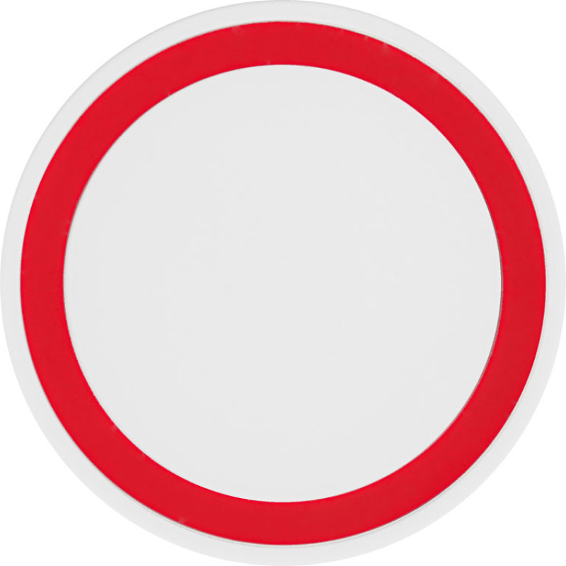 Беспроводное зарядное устройство «Dot», 5 Вт, белый/красный