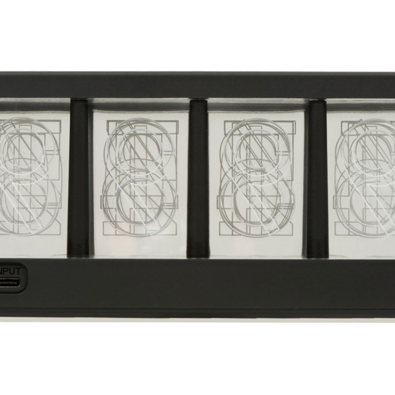 Часы с беспроводной зарядкой "Cyber", 10 Вт (Р)