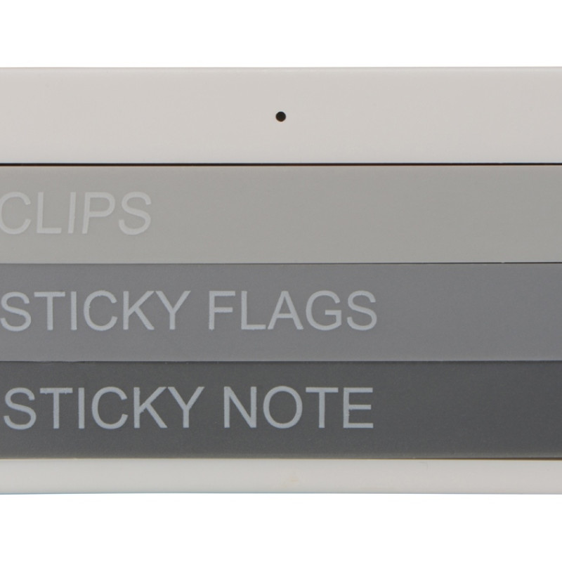 Настольный органайзер с функцией беспроводной зарядки, белый