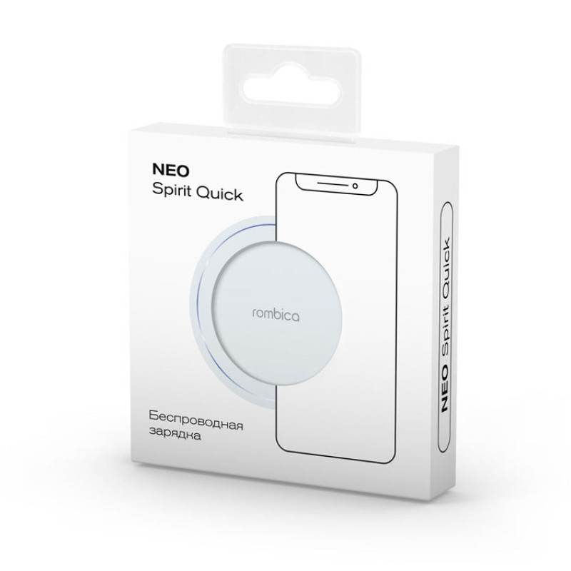 Беспроводное зарядное устройство Rombica NEO Spirit Quick White (Р)