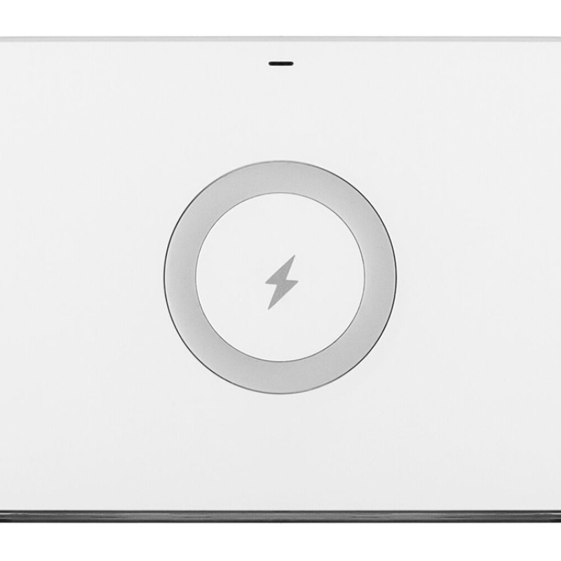 Часы с беспроводным зарядным устройством Rombica Timebox 2, белый