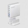 Зарядная станция 4xUSB Type-C, 2xUSB, PD, QC, 160Вт, белый, Deppa