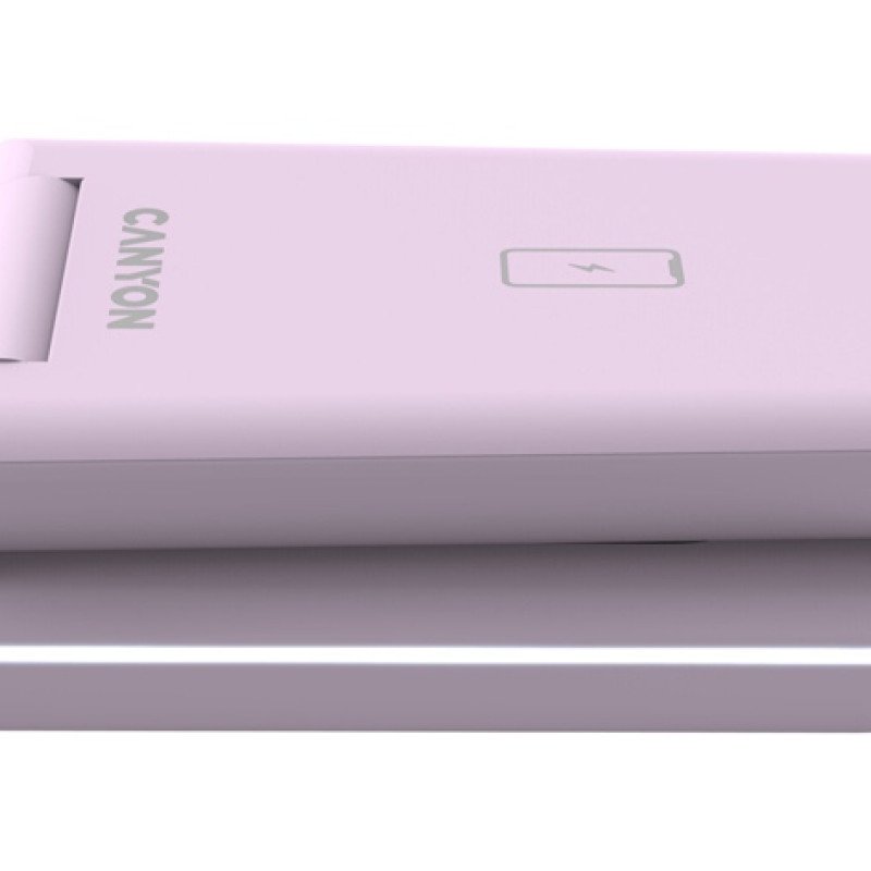 Беспроводное зарядное устройство 3-в-1 CANYON WS-304 (CNS-WCS304B), 15W, розовый