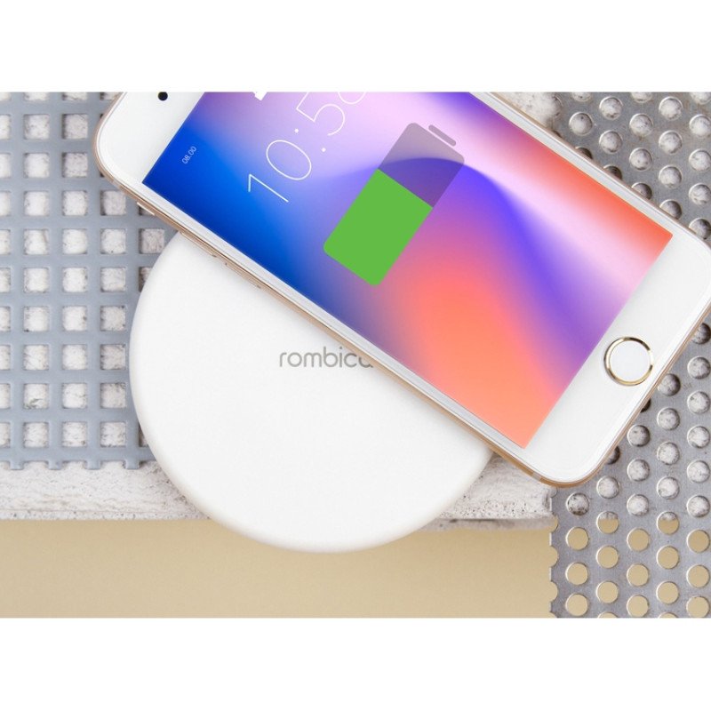 Беспроводное зарядное устройство Rombica NEO Q1W Quick, белый (Р) Беспроводное зарядное устройство Rombica NEO Q1W Quick, белый (Р)