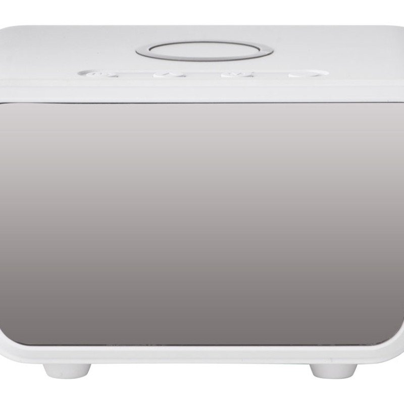 Настольные часы с функцией беспроводной зарядки "Wake", 10 Вт