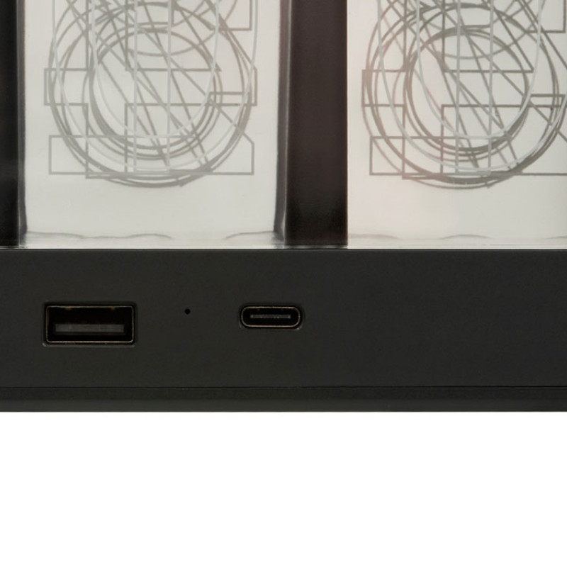 Часы с беспроводной зарядкой "Cyber", 10 Вт (Р)