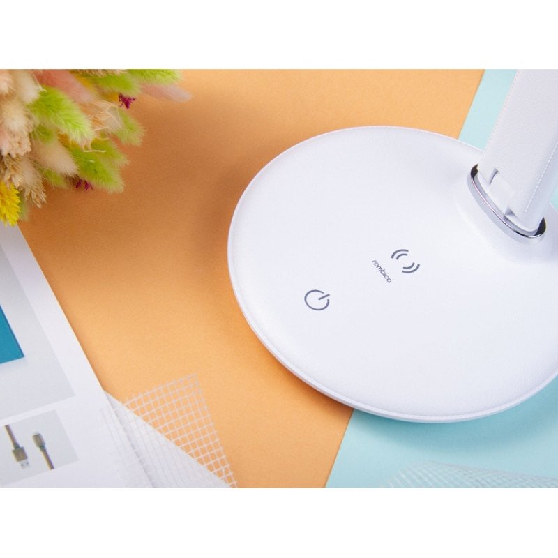 Настольная лампа Rombica LED FAROS, белый (круглое основание) (Р)