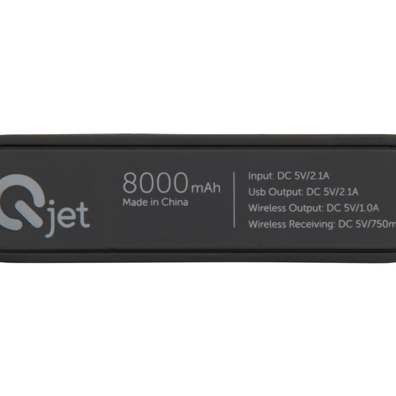 Портативный набор с беспроводным зарядным устройством (power bank) "Force", 8000 mAh Портативный набор с беспроводным зарядным устройством (power bank) "Force", 8000 mAh