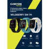 Смарт-часы Canyon SW-74 "Wildberry" , IP67, серебристый