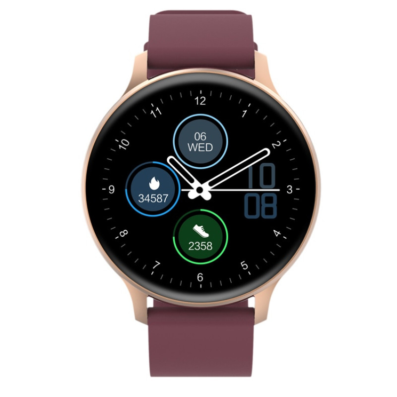 Смарт-часы Canyon SW-68 “ Badian”, IP68, темно-красный (Р)