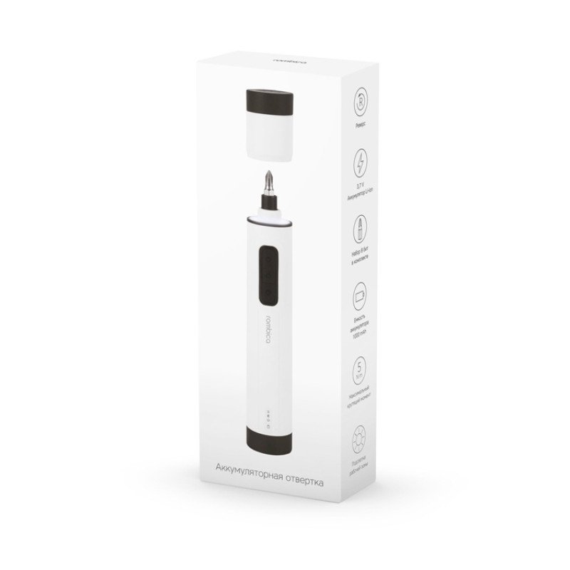 Отвертка аккумуляторная Rombica MyKit S1 White (Р)