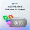 Умная колонка VK Капсула Мини с голосовым помощником Марусей, светлый серый