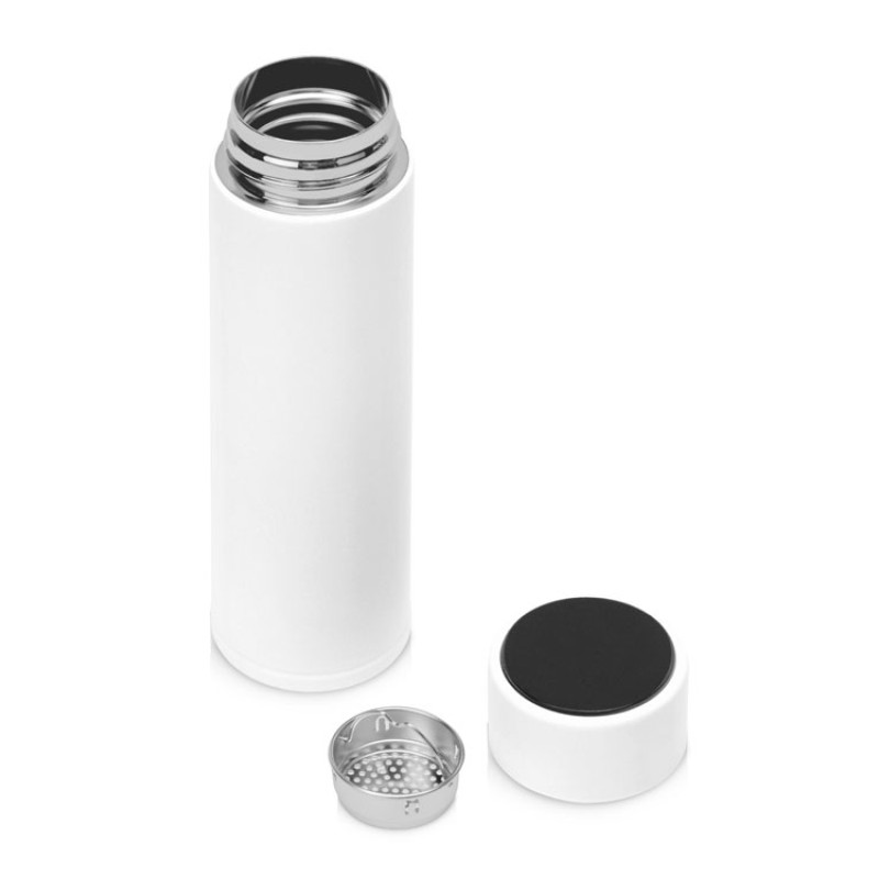 Термос с индикатором температуры "Module", тубус, 360 мл, белый