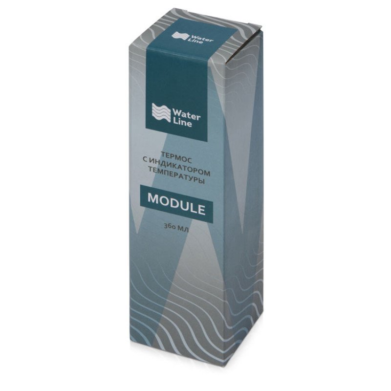 Термос с индикатором температуры "Module", 360 мл, красный