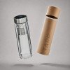 Стеклянный термос с индикатором температуры "Tapp", 500 мл, серебристый