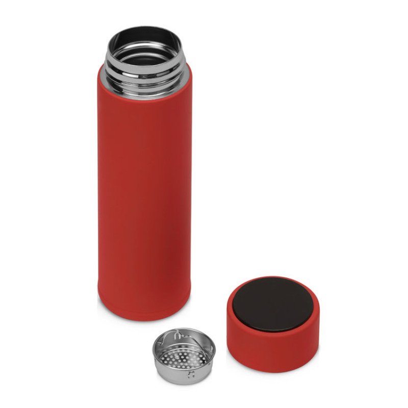 Термос с индикатором температуры "Module", 360 мл, красный