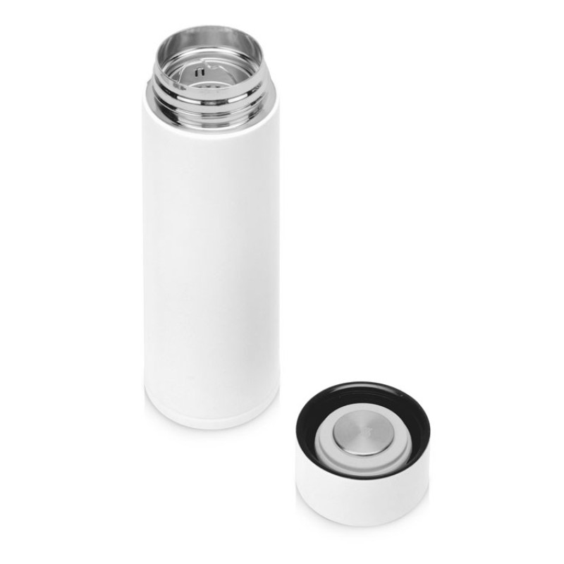 Термос с индикатором температуры "Module", тубус, 360 мл, белый