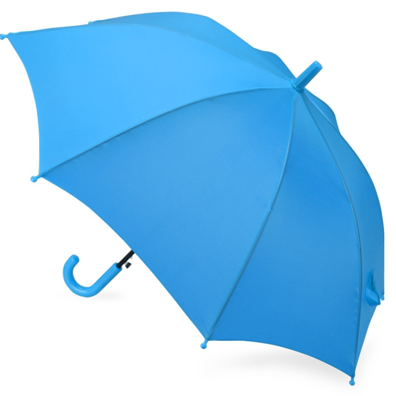Зонт-трость "Edison", полуавтомат, детский, голубой