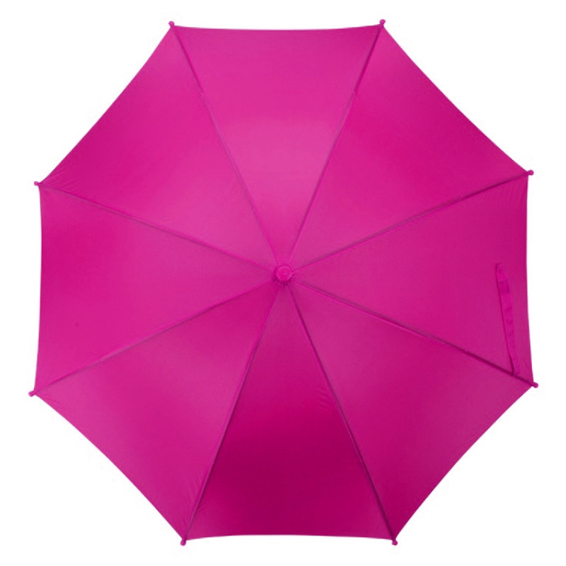 Зонт-трость "Edison", полуавтомат, детский, фуксия