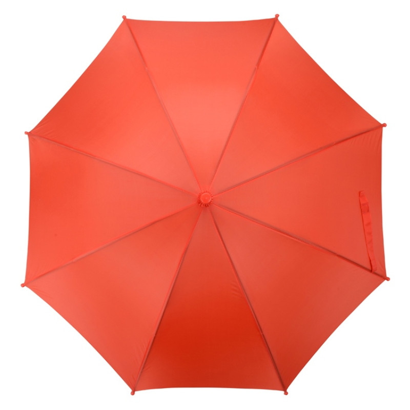 Зонт-трость "Edison", полуавтомат, детский, красный