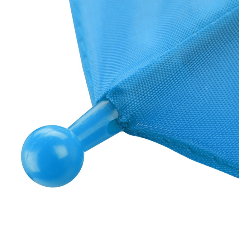 Зонт-трость "Edison", полуавтомат, детский, голубой