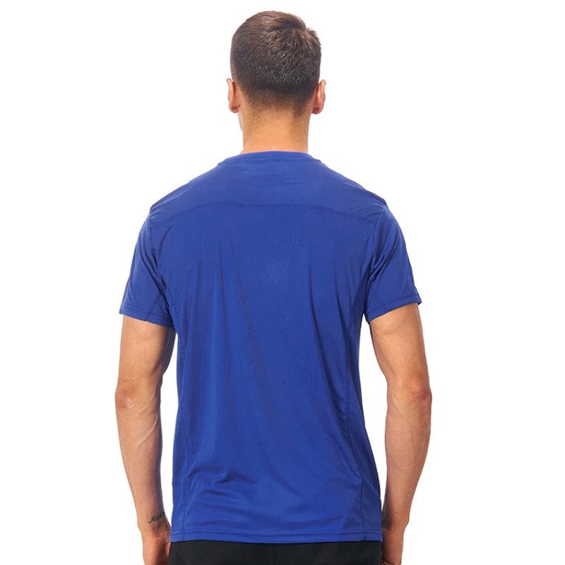 Мужская спортивная футболка Turin из комбинируемых материалов, классический синий