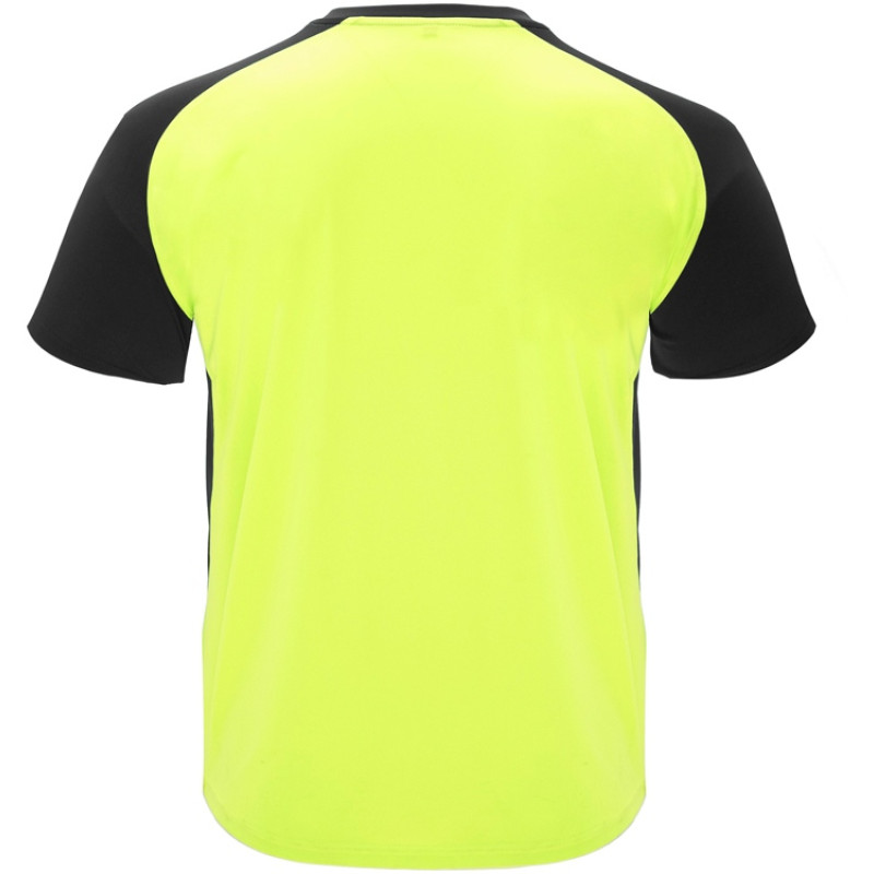 Футболка "Bugatti" мужская, неоновый желтый/черный