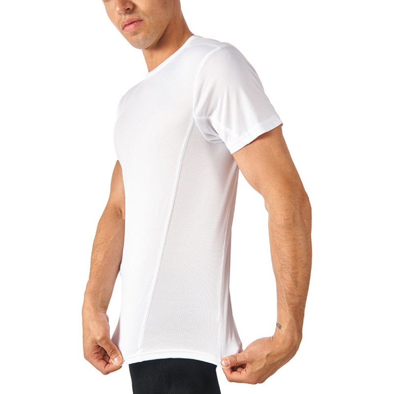 Мужская спортивная футболка Turin из комбинируемых материалов, белый