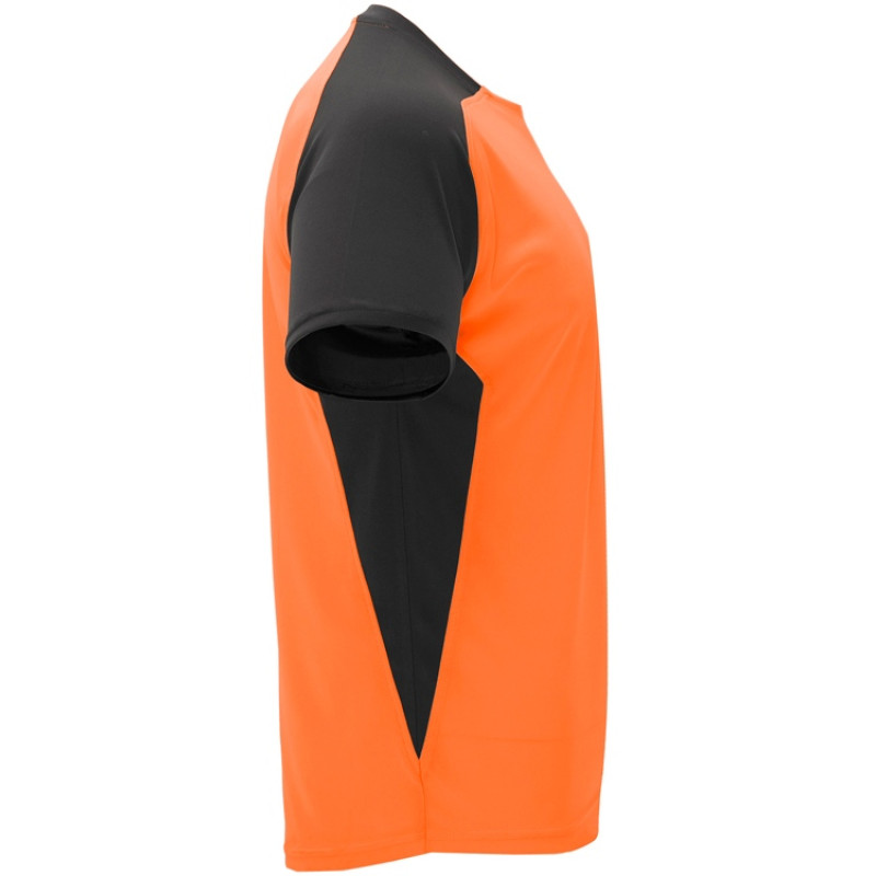 Футболка "Bugatti" мужская, неоновый оранжевый/черный