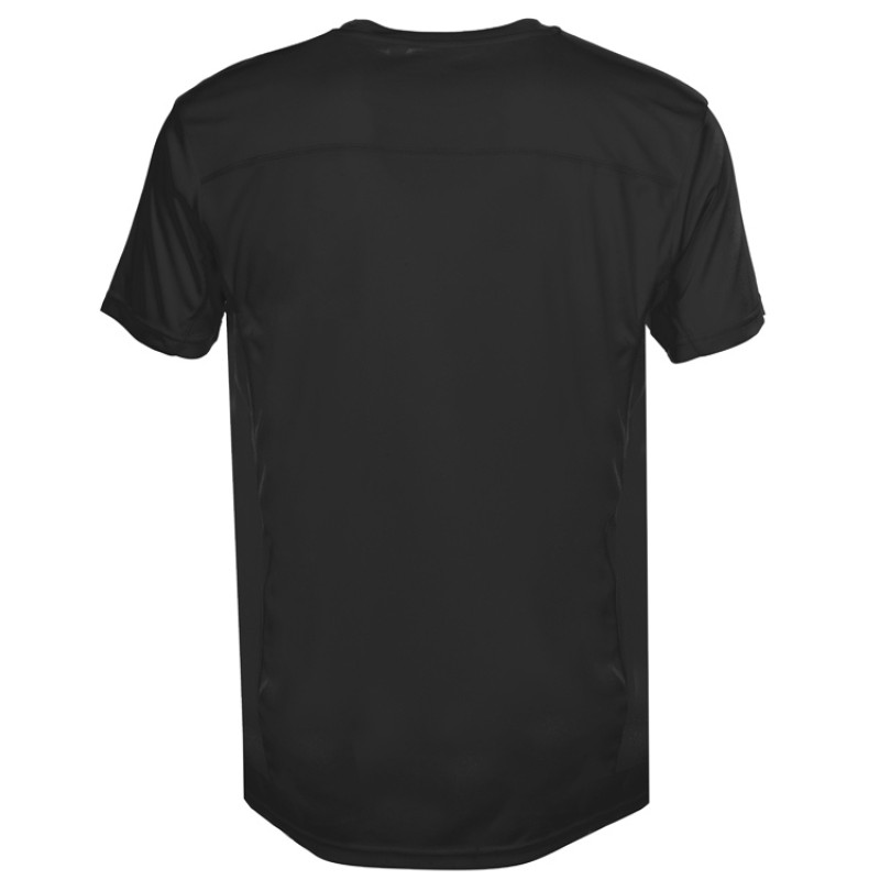 Мужская спортивная футболка Turin из комбинируемых материалов, черный