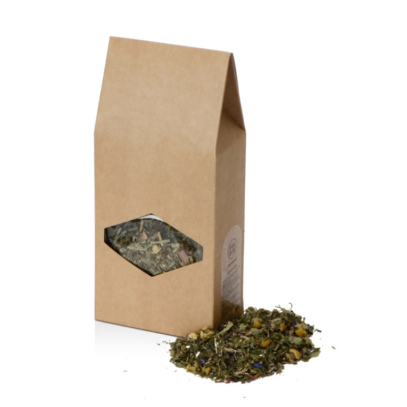 Подарочный набор с термобутылкой, блокнотом, ручкой и чаем, синий