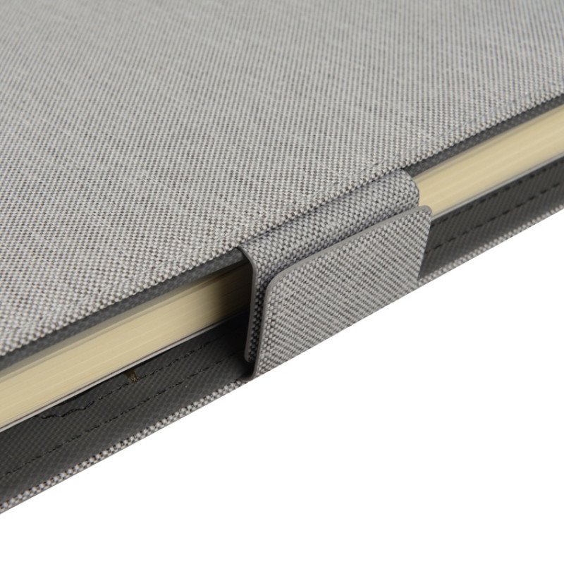 Органайзер с беспроводной зарядкой 5000 mAh "Powernote", светло-серый