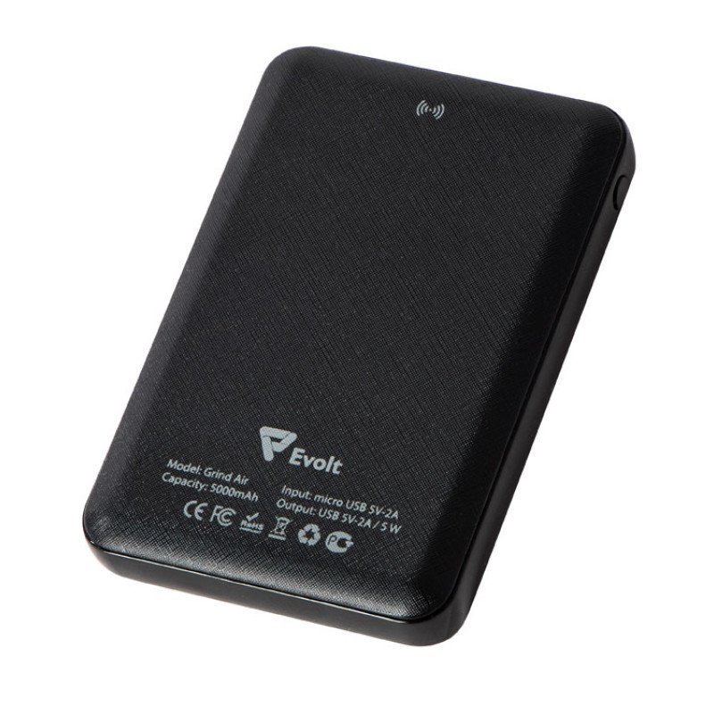 Беспроводной внешний аккумулятор «Grind Air» v. 2, 5000 mAh