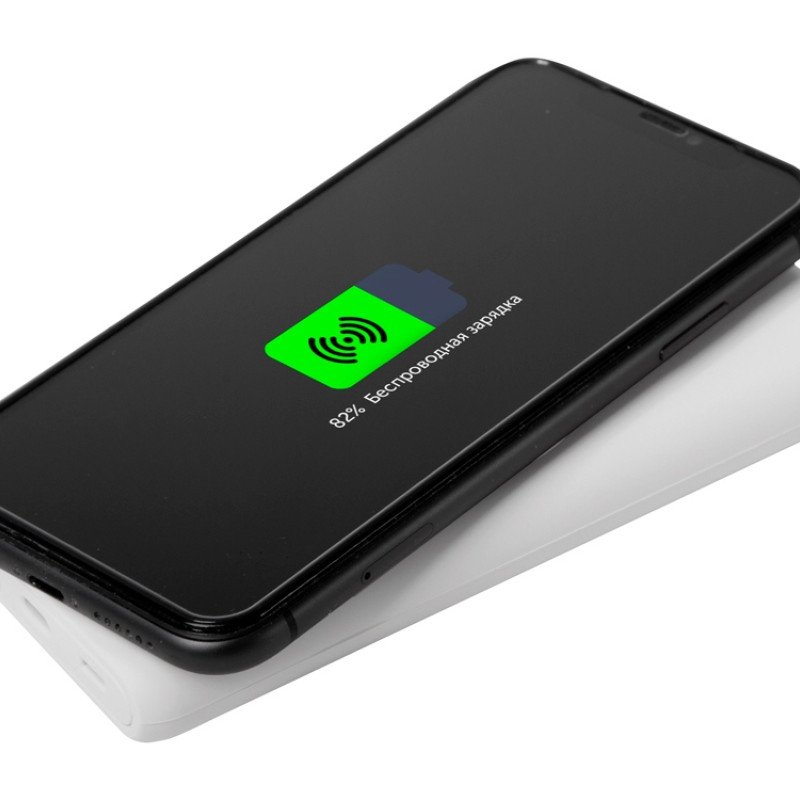 Внешний беспроводной аккумулятор c QC/PD "Reload", 10000 mAh, белый (Р) Внешний беспроводной аккумулятор c QC/PD "Reload", 10000 mAh, белый (Р)