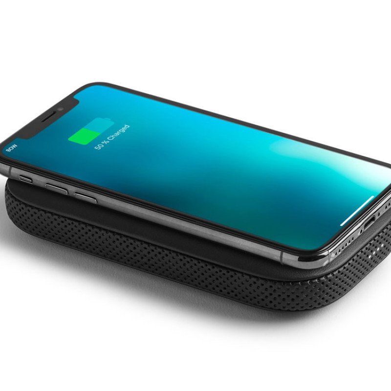 Внешний аккумулятор с беспроводной колонкой Powersound, черный