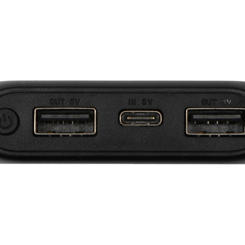 Портативное беспроводное зарядное устройство с док-станцией "Uniq", 10000 mah, черный