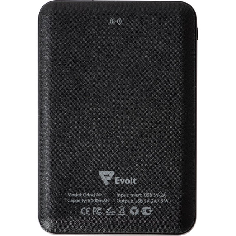 Беспроводной внешний аккумулятор «Grind Air» v. 2, 5000 mAh